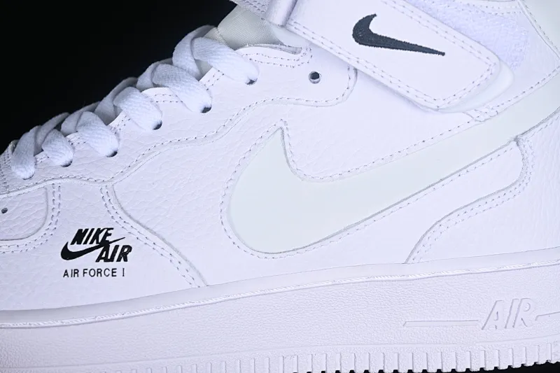 All categories Nk Air Force 1 Air Force series Nk Air Force 1 Mid Air Force mid-top Nk Air Force 1 Mid Premium All-white color Air Force One mid-top casual sneakers CU3088-606